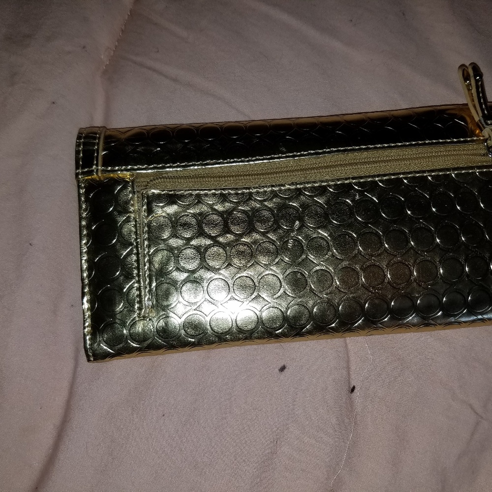 Gold Nine West Wallet - Picture 3 of 3